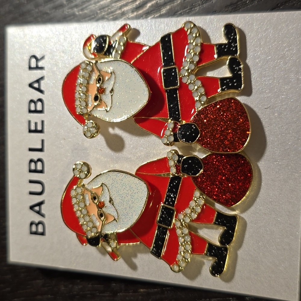 Baublebar Santa post earrings